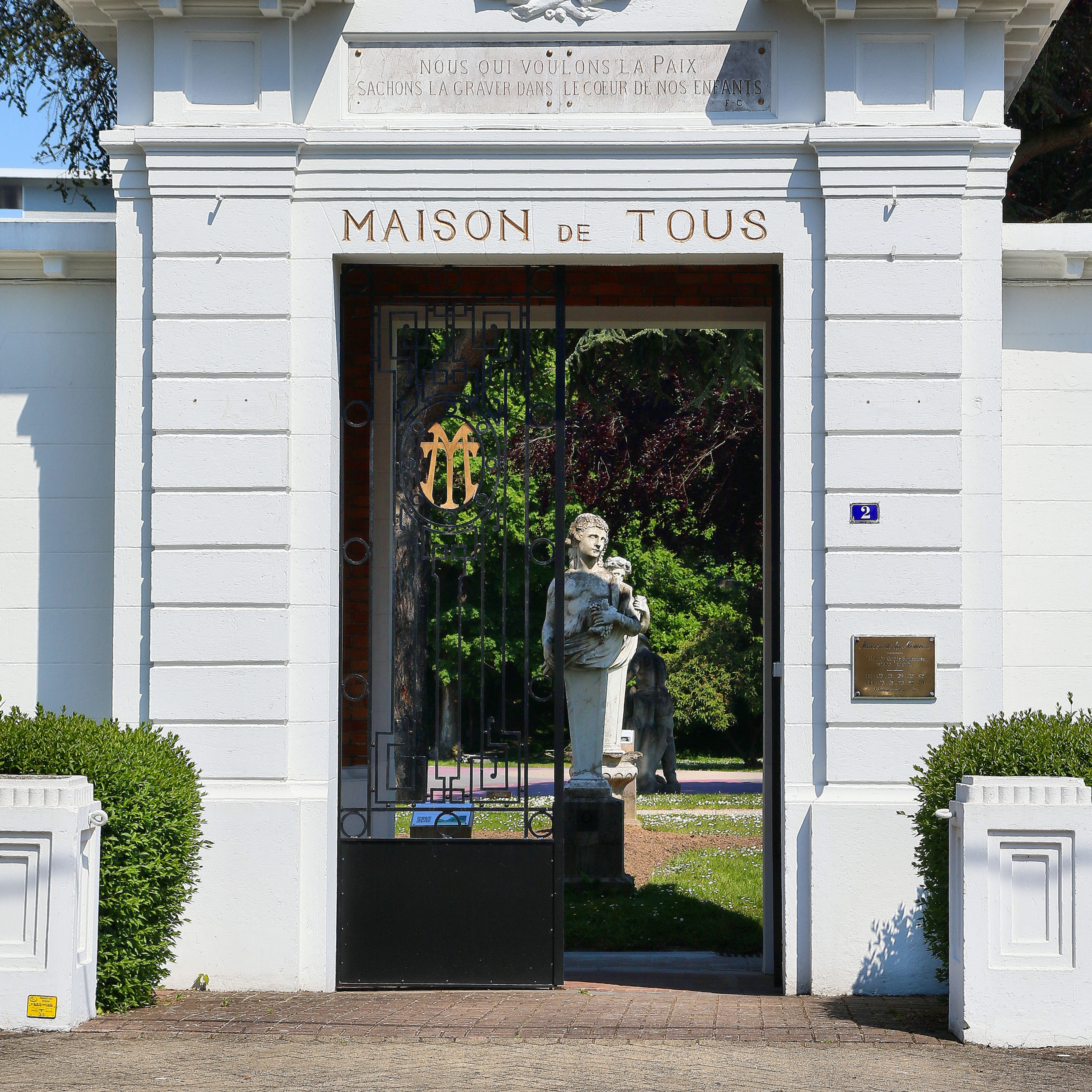 Entrée la Maison de la Mémoire